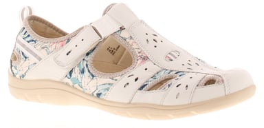 Free Spirit Womens Sandals Walking Cleveland Touch Fastening Off-white