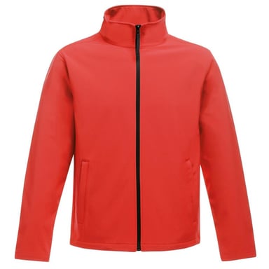 Regatta Standout Mens Ablaze Printable Soft Shell Jacket (Classic Red/Black)