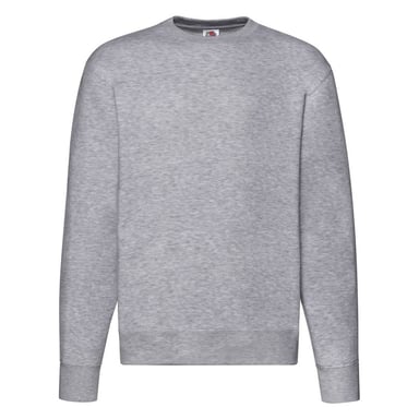 Fruit of the Loom Mens Premium Set-in Sweatshirt (Heather Grey)