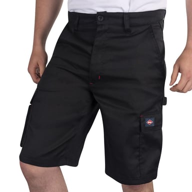 Lee Cooper Mens Classic Cargo Shorts (Black)