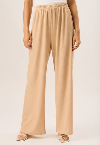 Pantalones anchos texturizados sin cierres