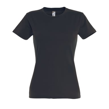 SOLS Womens/Ladies Imperial Heavy Short Sleeve T-Shirt (Mouse Grey)