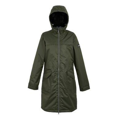 Regatta Womens/Ladies Romine II Waterproof Jacket (Dark Khaki/Black)