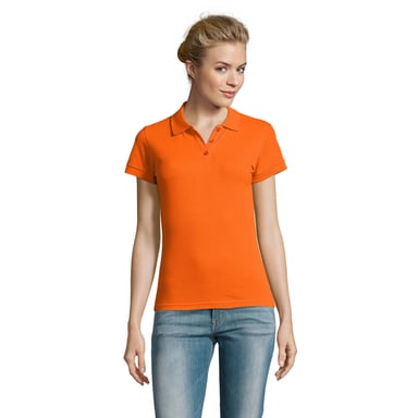 SOLS Womens/Ladies Perfect Polo Shirt (Orange)