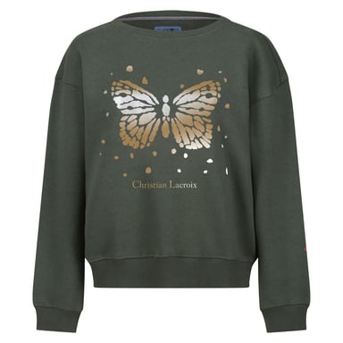 Regatta Womens/Ladies Christian Lacroix Beauvision Butterfly Sweatshirt (Dark Khaki)