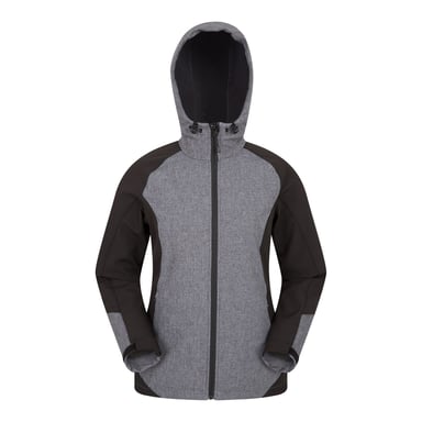 Mountain Warehouse Womens/Ladies Illuminate Reflective Soft Shell Jacket (Black)