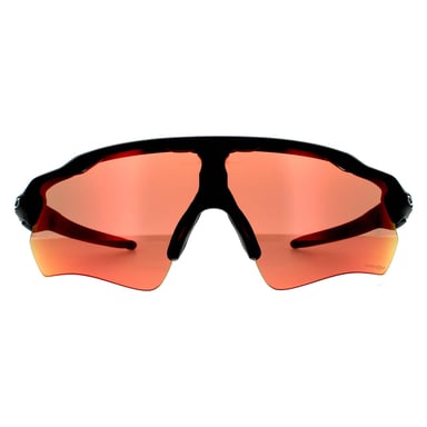 Gafas de sol Oakley Wrap para hombre en negro mate con lentes Prizm Trail Torch