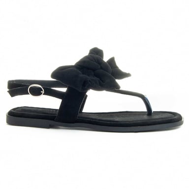 Sandalía Plana Montevita Flipp4 en Negro