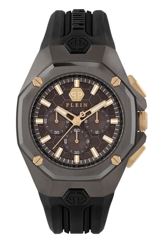 Philipp Plein Octagon Men's Black Watch PWTBA0323