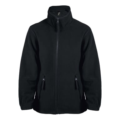 SOLS Childrens/Kids North Fleece Jacket (Black)