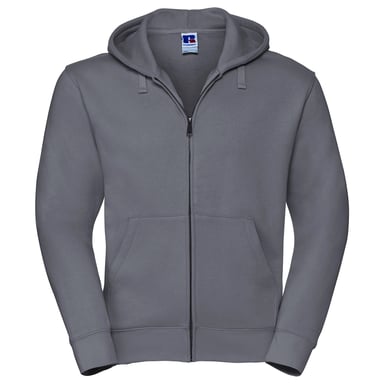 Russell Mens Authentic Full Zip Hoodie (Convoy Grey)