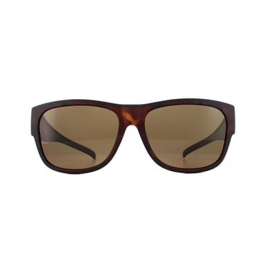 Polaroid suncovers cuadradas unisex havana marrón polarizadas gafas de sol