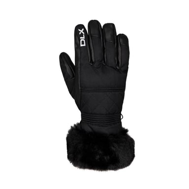 Trespass Womens/Ladies Dirin Leather Ski Gloves (Black)