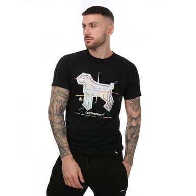 Men's One True Saxon Station T-Shirt in Black