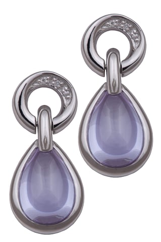 Orphelia Women's 925 Sterling Silver Drop Earrings - Silver ZO-5923