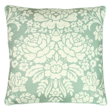 Paoletti Melrose Floral Piped Feather Filled Cushion