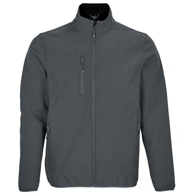 SOLS Mens Falcon Recycled Soft Shell Jacket (Charcoal)