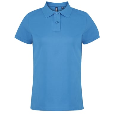 Asquith & Fox Womens/Ladies Plain Short Sleeve Polo Shirt (Sapphire)