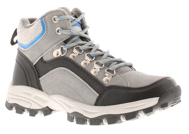 X-Hiking Womens Boots Walking Slate Lace Up Grey