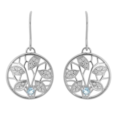 Orphelia 'Oceane' Women's 925 Sterling Silver Drop Earrings - Silver ZO-7090