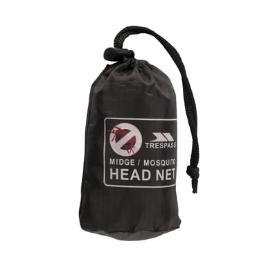 Trespass Midge Head/Face Mosquito/Insect Net (Black)