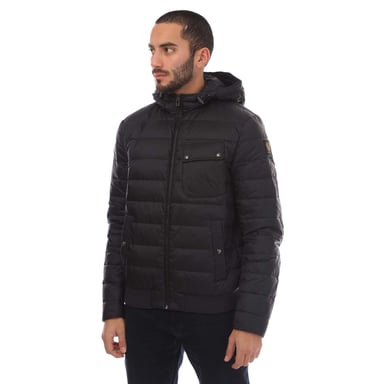 Men's Belstaff Down Filled Nylon Streamline Jacket in Navy