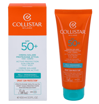 Collistar Crema Solar de Protección Activa para Cara y Cuerpo 50+ 100 ml