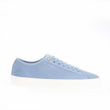 Women's Boss AidenLM Tennis Trainers in Light Blue
