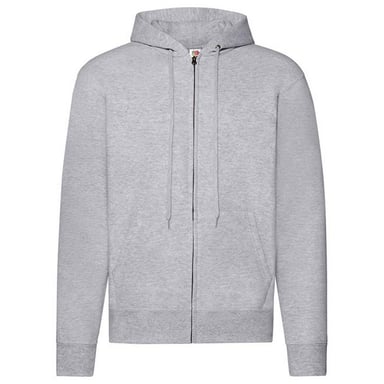 Fruit of the Loom Unisex Adult Classic Hoodie (Grey Heather)