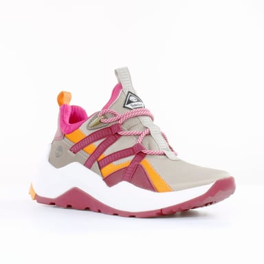 Timberland Madbury Taupe Mesh Zapatillas de deporte con cordones textiles para mujer A42TP