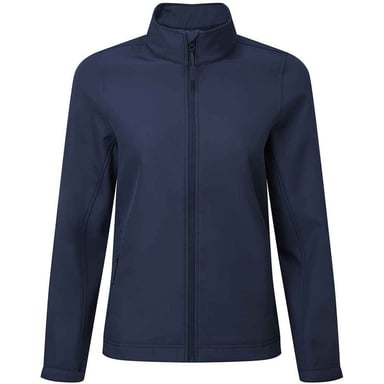 Premier Womens/Ladies Windchecker Soft Shell Jacket (Navy)