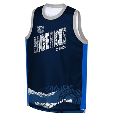 NBA Dallas Mavericks 77 Luka Doncic Hombre-Fast-Break-Shooter-Weste