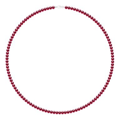 Necklace Real Cultured Freshwater Pearls Semi Round 6-7 mm