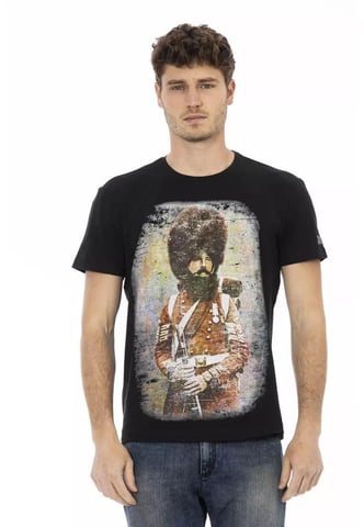 Camiseta De Algodon Con Cuello Redondo