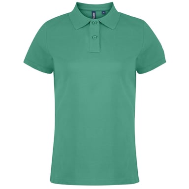 Asquith & Fox Womens/Ladies Plain Short Sleeve Polo Shirt (Kelly)