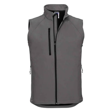 Russell Mens Softshell Gilet (Titanium)