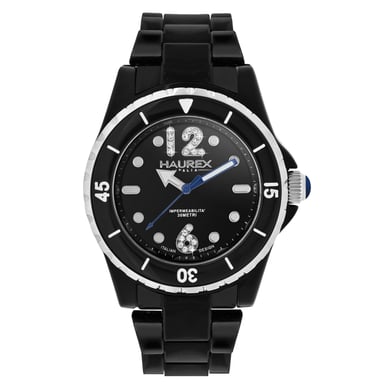 Haurex italia: reloj negro de belleza para mujer
