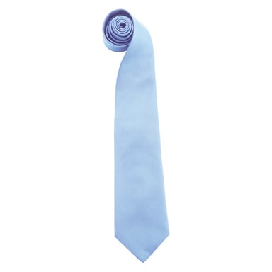 Premier Mens Colours Fashion Tie (Mid Blue)