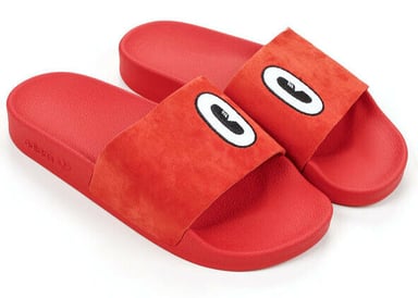Adidas Originals Adilette W Slide Slide On Red Sandal - Mens