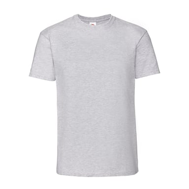 Fruit of the Loom Mens Iconic Premium Ringspun Cotton T-Shirt (Heather Grey)