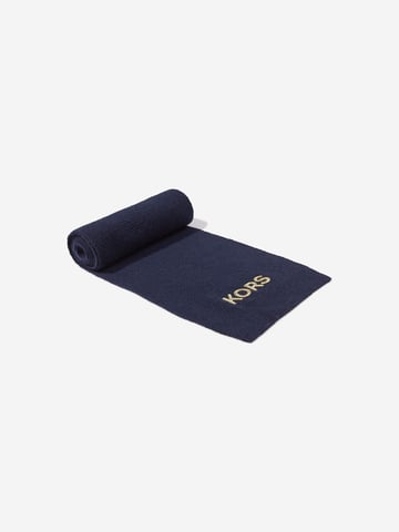 Michael Kors Girls Embroidered Scarf in Navy