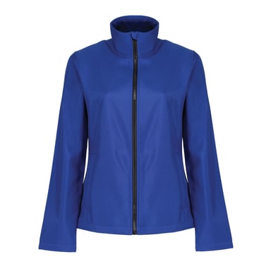 Regatta Womens/Ladies Ablaze Printable Softshell Jacket (Royal Blue/Black)