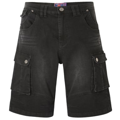 Kam Big & Tall Men's Denim Cargo Shorts