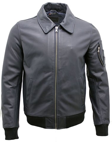 Chaqueta bomber de la Fuerza Aérea de EE. UU. A2 de cuero de vaca