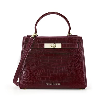 Victoria Hyde women's work bag shoulder bag in dark red