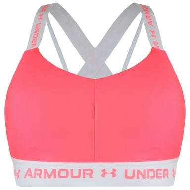 Under Armour Crossback Womens Pink Mid Sports Bra
