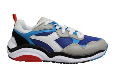 Diadora Whizz Run Hombre Gris/Azul Entrenadores