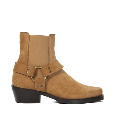 Dune Ladies Parked T - Harness Leather Biker Boots