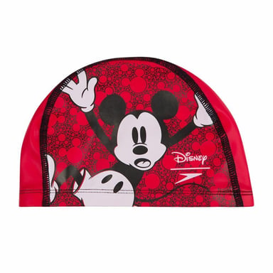Disney Childrens/Kids Mickey Mouse Speedo Pace Swim Cap (Red)