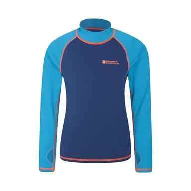 Mountain Warehouse Childrens/Kids Long-Sleeved Rash Top (Blue)